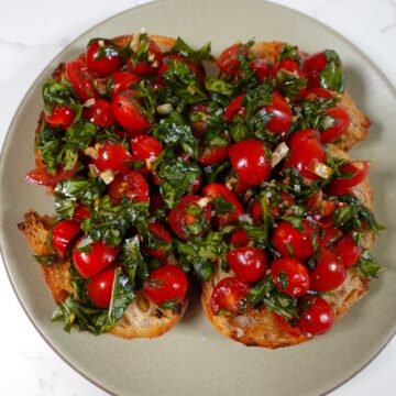 vegan bruschetta