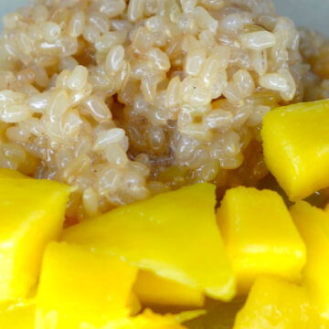 vegan mango sticky rice