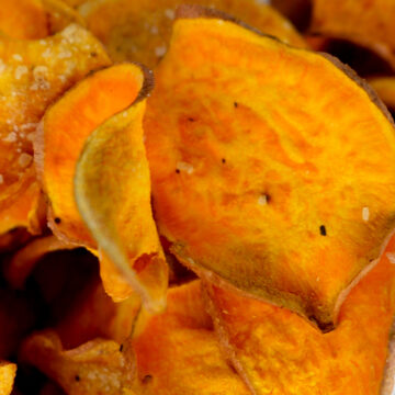 flavorful homemade sweet potato chips