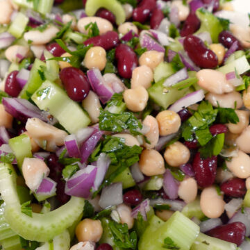 three bean salad