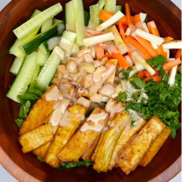 Bahn Mi Salad with Tofu