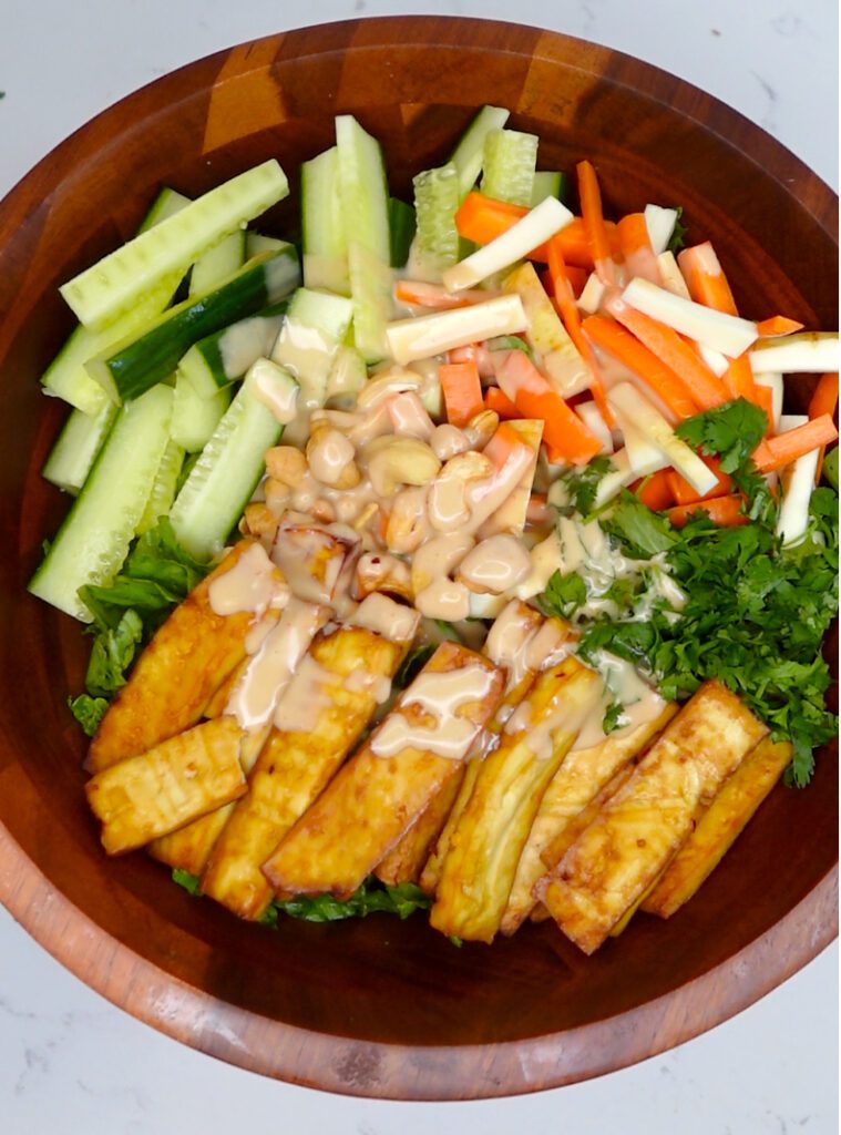 Bahn Mi Salad with Tofu