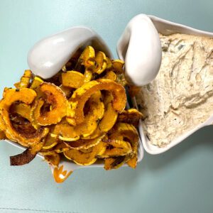 vegan delicata squash fries