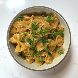 vegan french onion soup pasta