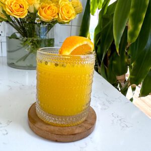 orange turmeric ginger mocktail