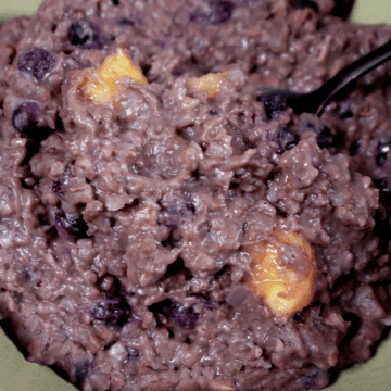 cauliflower blueberry oatmeal