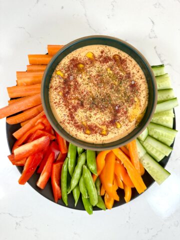 roasted red pepper hummus