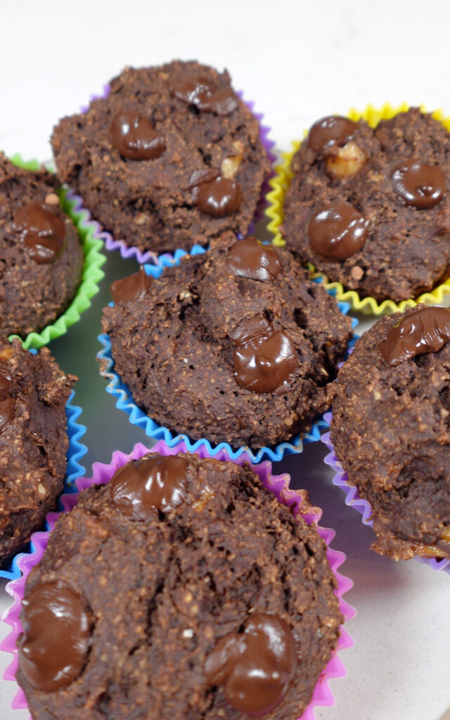 vegan chocolate chip muffins