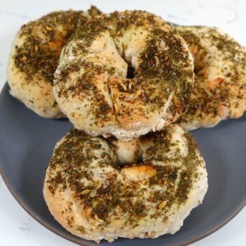 air fryer bagels